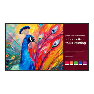 BenQ SH5504 Platt skärm för digital skyltning 139,7 cm (55") LCD 800 cd/m² 4K Ultra HD Svart Inbyggd processor Android 24/7
