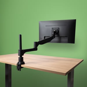 R-Go Tools R-Go Caparo Monitorhalterung, vollständig verstellbar mittels integrierter Gasfeder, schwarz