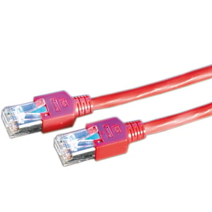 Secomp 21.08.9131 kabel sieciowy Czerwony 3 m Cat5e SF/UTP (S-FTP)