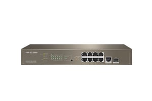 IP-COM Networks G5310P-8-150W przełącznik sieciowy Zarządzany L3 Gigabit Ethernet (10/100/1000) Obsługa PoE Szary