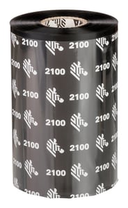 Zebra 2100 Wachs-Thermotransferband 450 m Schwarz