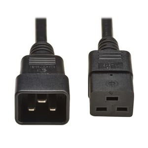 Eaton P036-02M-EU Netzkabel, schwarz, 2 m, IEC C20, IEC C19