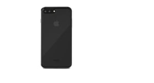 Moshi Vitros pokrowiec na telefon komórkowy 14 cm (5.5") Powłoka ze skóry Czarny, Przezroczysty