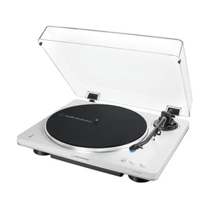 Audio-Technica AT-LP70XBT Skivspelare med remdrift Silver, Vit Helt automatisk