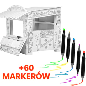 Extralink Zestaw Markery 60 szt + Zabawka Stragan