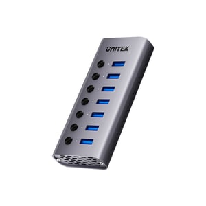 UNITEK H1314A01-EU huby i koncentratory USB Type-C 5000 Mbit/s Szary