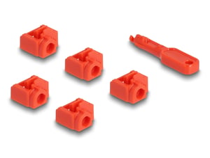 DeLOCK Zestaw blokady portu RJ45 dla portu żeńskiego RJ45 10 sztuk