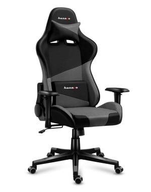 Huzaro Force 6.2 Gaming-Sessel, Schalensitz (Schaukelstuhl), schwarz, rot