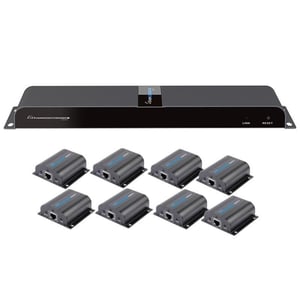Techly IDATA EX-HL81TY AV Extender AV Transmitter and Receiver Black