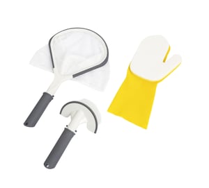 Bestway 60310 Hot Tub/Spa Accessory Cleaning Kit Gray, White, Yellow