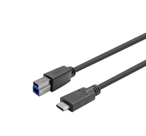 Vivolink PROUSBCBMM12.5 kabel USB USB 3.2 Gen 1 (3.1 Gen 1) 12,5 m USB C USB B Czarny