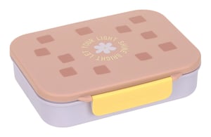 Lässig Pattern Party Lunchbox 1,2 l Polypropylen (PP), Silikon, lila, rosa, 1 Stück