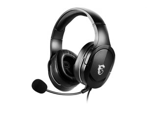 MSI IMMERSEGH20 hörlurar/headset, trådbundet, huvudband, gaming, svart
