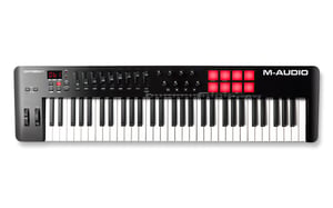 M-AUDIO Oxygen 61 (MKV) MIDI-Keyboard mit 61 Tasten. USB. Schwarz