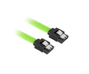 Sharkoon SATA 3-kabel, 0,3 m, SATA 7-stifts, svart, grön