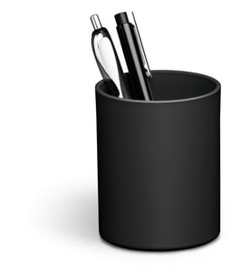 Durable ECO Pen Holder Recycled Plastic Black