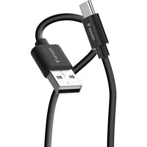 Verbatim 32393 USB-Kabel USB 2.0 1 m USB-A auf USB-C 0,48 Gbit/s 18 W Schwarz, Weiß
