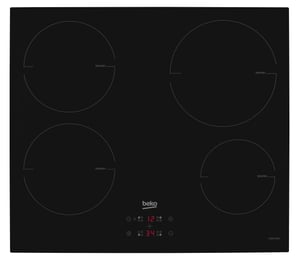 Beko HII64400MT Cooktop, Black, Built-in, 60 cm, Induction Cooktop with 4 cooking zones