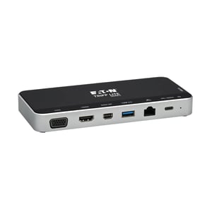 Tripp Lite U442-DOCK16-B Wired USB 3.2 Gen 1 (3.1 Gen 1) Type-C Docking Station, Gray