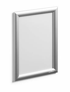 Durable 479623 Wall Frame 192 x 279 mm Rectangle Silver Aluminum