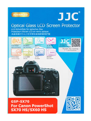 JJC GSP-SX70 Transparent Camera Screen Protector for Canon