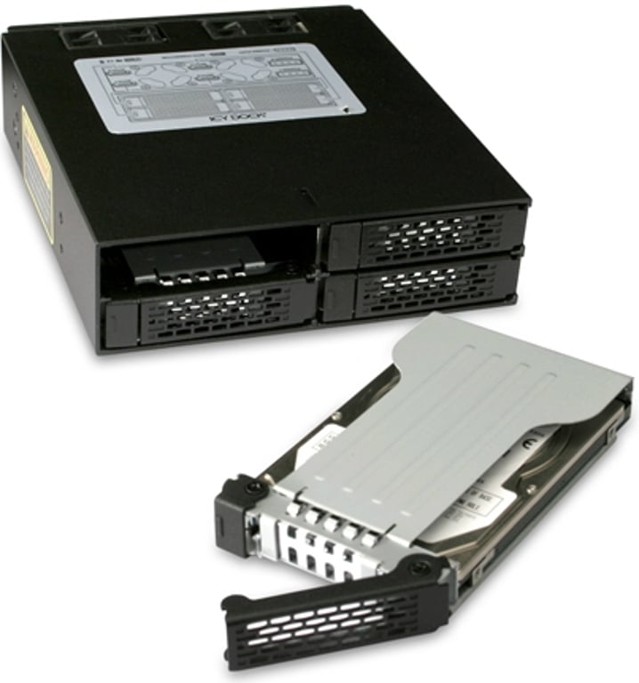 Icy Dock MB994SP-4S panel drive bay Czarny