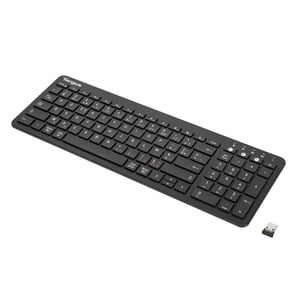 Targus AKB863FR universellt Bluetooth-tangentbord, AZERTY, franskt, svart