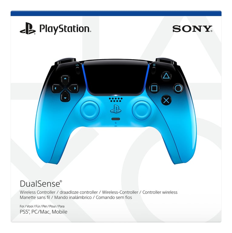 Sony DualSense Czarny, Niebieski Bluetooth/USB Gamepad Analogowa/Cyfrowa PlayStation 5