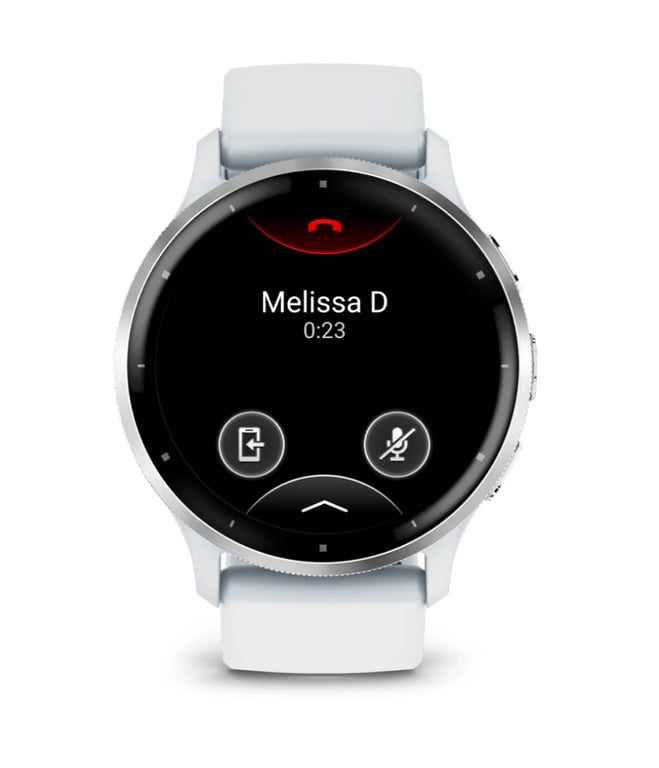 фото Смарт-годинник Garmin Venu 3 Silver Stainless Steel Bezel with Whitestone Case and Silicone Band (010-02784-00/50)