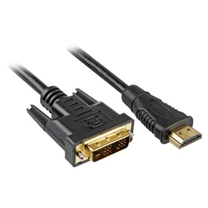 Sharkoon 4044951015221 adapter kablowy 3 m HDMI DVI-D Czarny