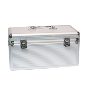 LogiLink UA0219 skyddsfodral för hårddiskar, resväska, ABS-plast, silver