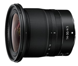 Nikon NIKKOR Z 14–30 mm f/4 S SLR-Ultraweitwinkelobjektiv, schwarz