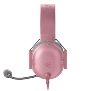 Razer Blackshark V2 X Gaming-Headset mit Kabel und Kopfbügel, grau, rosa