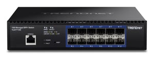 Trendnet TL2-F7120 przełącznik sieciowy Zarządzany 1U Czarny