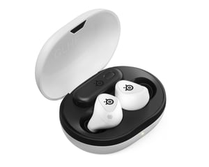 Steelseries Arctis Gamebuds Trådlöst in-ear-headset för gaming med Bluetooth, vitt