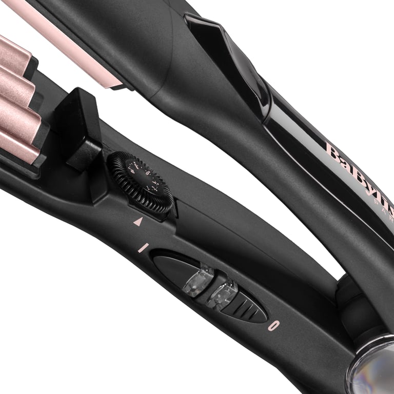 BaByliss The Crimper Prostownica do teksturyzacji Ciepły Czarny, Różowy 1,8 m