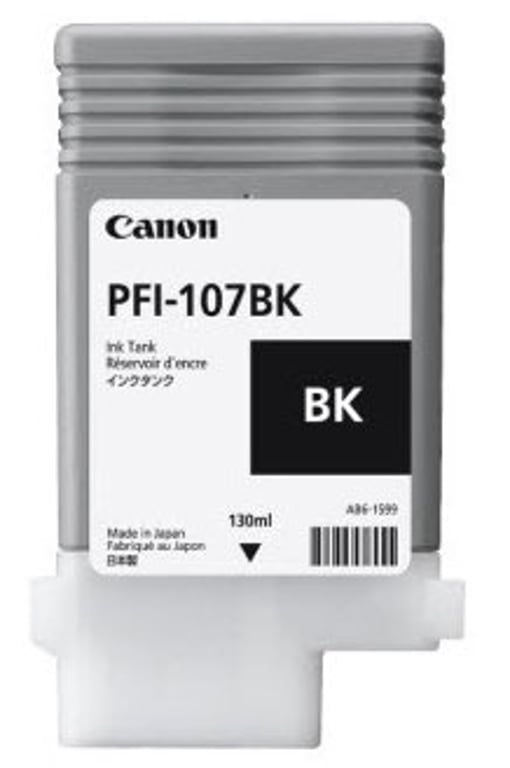 Canon PFI-107BK nabój z tuszem 1 szt. Oryginalny Czarny