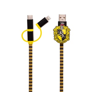 Thumbs Up 1002655 1 m USB Cable, USB A to Micro-USB B, Black, Yellow