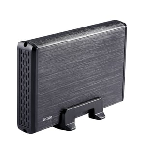 Deltaco MAP-GD33U3 Hard Drive Enclosure, Black, 3.5"