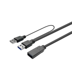 Vivolink PROUSB3AAF3C USB 3.2 Gen 1 (3.1 Gen 1) Cable, 3 m, USB-A, Black