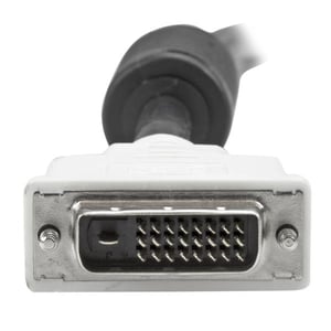 StarTech DVIDDMM3M kabel DVI 3 m DVI-D Czarny, Biały