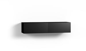 Tuckano Szafka RTV NEGRO 140x40xH.30 czarny/czarny mat