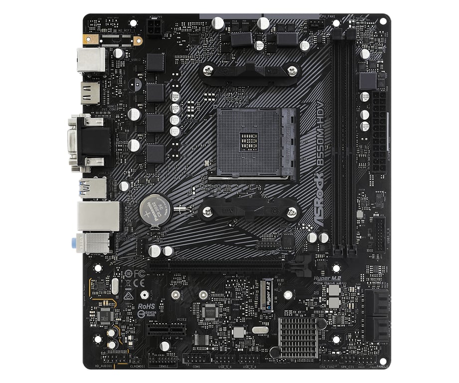 Asrock B550M-HDV AMD B550 Socket AM4 micro ATX