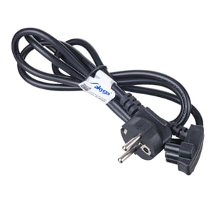 Akyga Power Cable for DELL Notebook AK-NB-02A CEE 7/7 250V/50Hz 1.5m Black 1.5 m CEE 7/7 Type F Power Plug