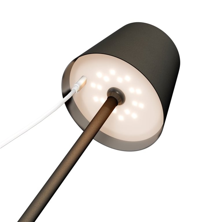 Goobay 77673 lampa stołowa Moduł LED SMD 2,7 W LED Czarny