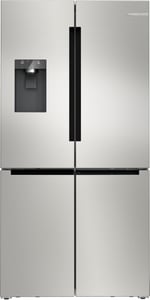 Bosch Serie 6 KFI96APEA Kühl-Gefrierkombination, beidseitig zu öffnen, freistehend, 574 l, gebürsteter Stahl