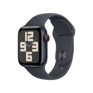 Apple Watch SE OLED 40 mm Cyfrowy 324 x 394 px Ekran dotykowy 4G Czarny Wi-Fi GPS