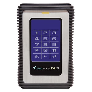 DataLocker 3 500 GB extern hårddisk 7200 RPM 2,5" USB Typ A 3.2 Gen 1 (3.1 Gen 1) Svart, Silver