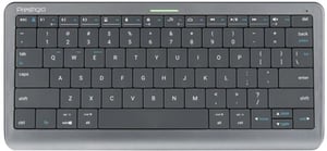 Prestigio PSKEY1SGEN Universal-Tastatur USB + Bluetooth QWERTY Grau