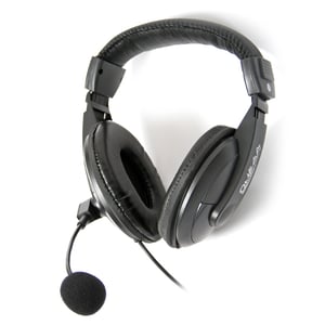 Platinet FH7500 hörlurar/headset, trådbundet, huvudband, gaming, svart